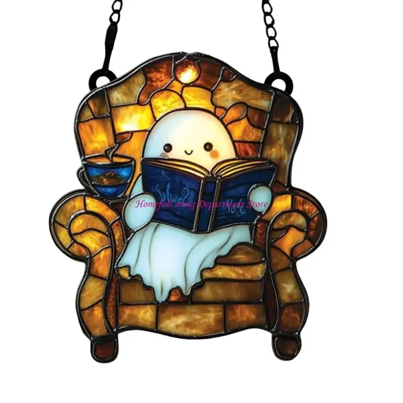 

Halloween Window Decoration Acrylic Hanging Art For Home Garden Office Classroom Indoors Outdoor Seasonal Decors