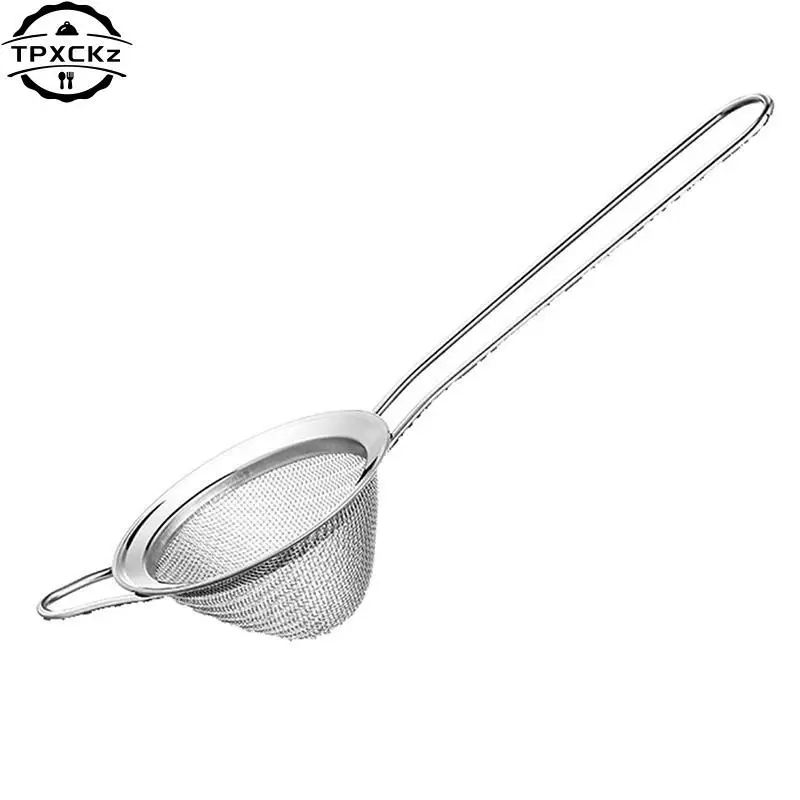 304 Stainless Steel Conical Cocktail Strainer for Beer Juice Coffee Oil Strainers Bar Tools Cocktail Fine Mesh Spoon Strainer