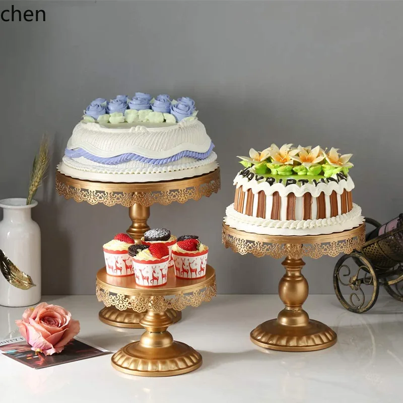 ZML Iron Art Dessert Stand Display Rack Cake Tray Afternoon Tea Snack Rack Cold Food Tea Break Display Stand