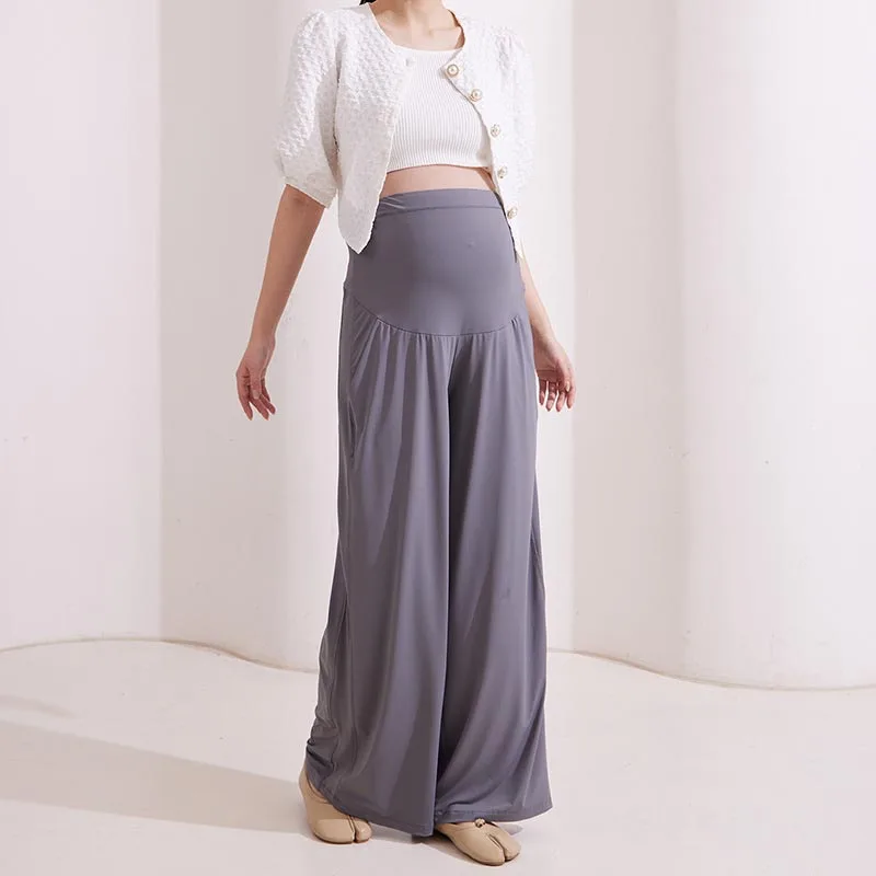 

Maternity Pants Wide Leg Drooping Feel New Maternity Clothing Pregnant Women's Wide Leg Pants for Spring and Autumn