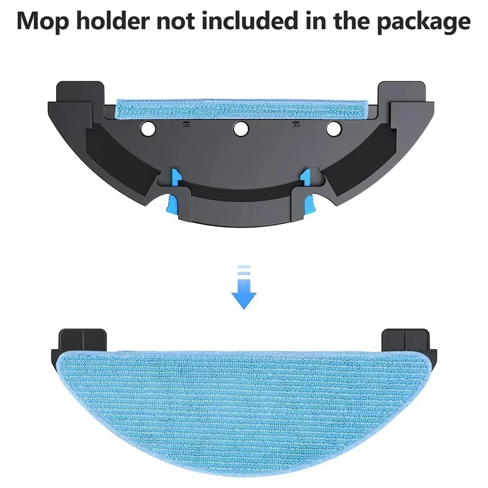 طقم قماش ممسحة مرشح فرشاة جانبية لـ Tikom L9000 لملحقات استبدال قطع غيار المكنسة الكهربائية الروبوتية