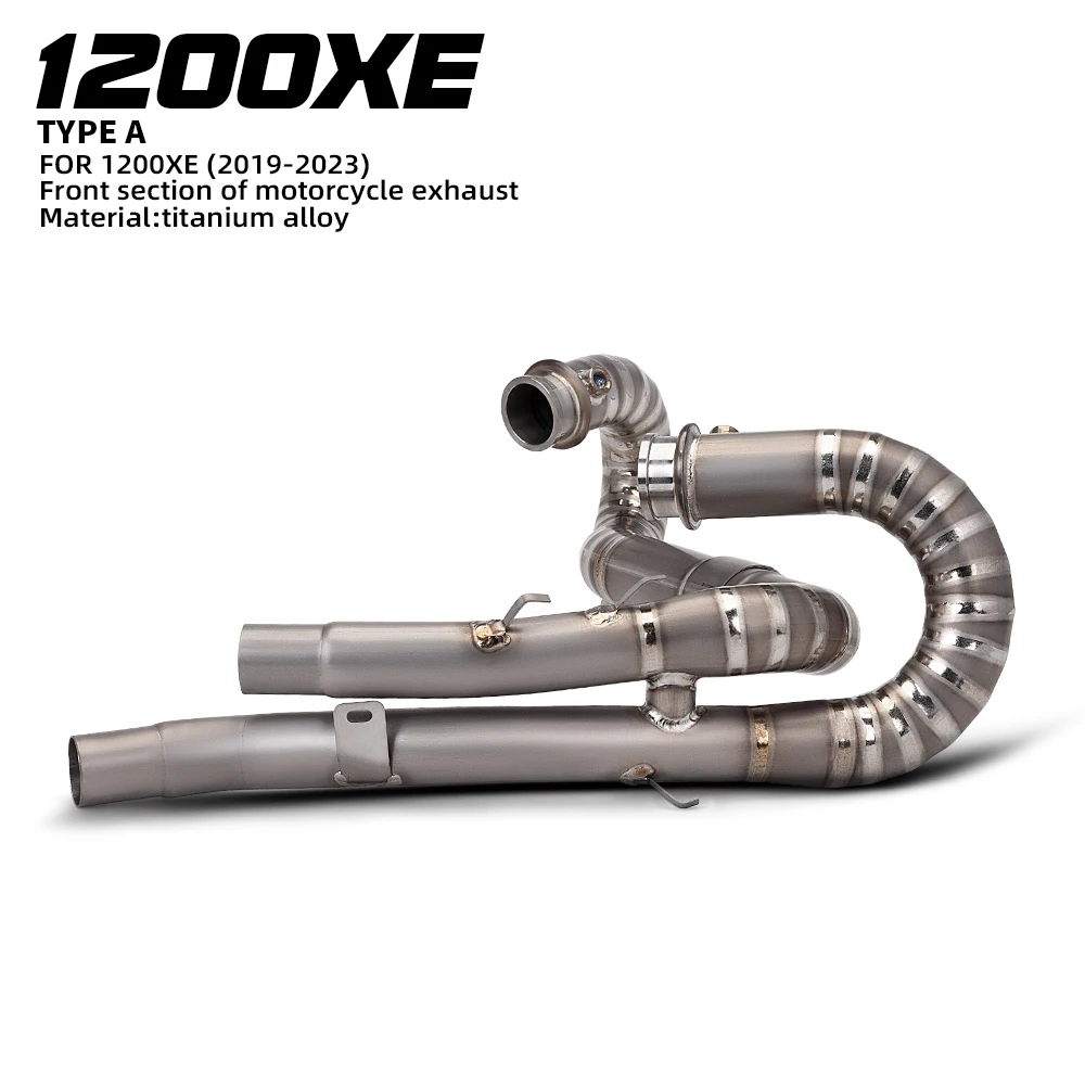 Titanium alloy For Scrambler 1200 XE 2019-2023 Motorcycle Exhaust Escape Systems Front Link Pipe Connect Original Muffler