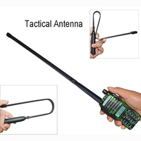 SMA-Female Connector Dual Band Foldable CS Tactical Antenna 33cm/48cm/72cm For Baofeng UV-5R 82 Ksun Quansheng Radios Antennas
