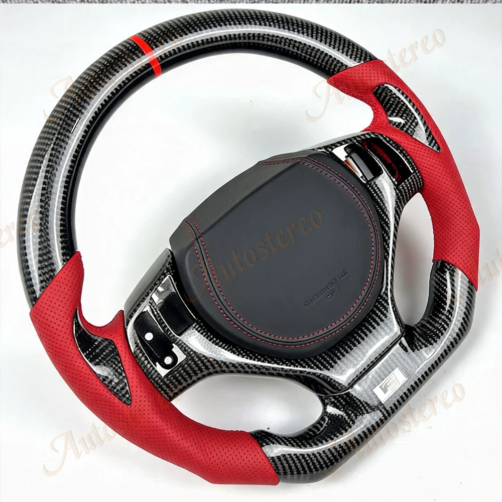 Customizable New Coupe Version Carbon Leather Steering Wheel Assembly Custom Mod Parts For Lexus LX570 RX GX Toyota LC200 LC300