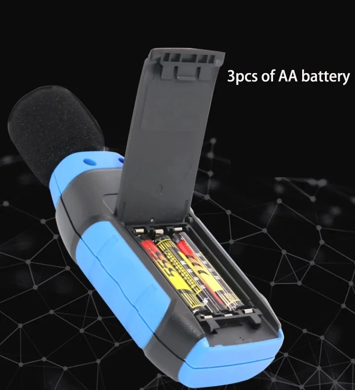 

VMS-1 Digital 30~130dB Meter with Wide Frequency Response 31.5Hz-8kHz Measuring Equipment Tool