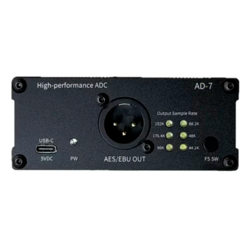 Aes/ebu analog to digital audio converter digital audio encoder balanced stereo output 24bit