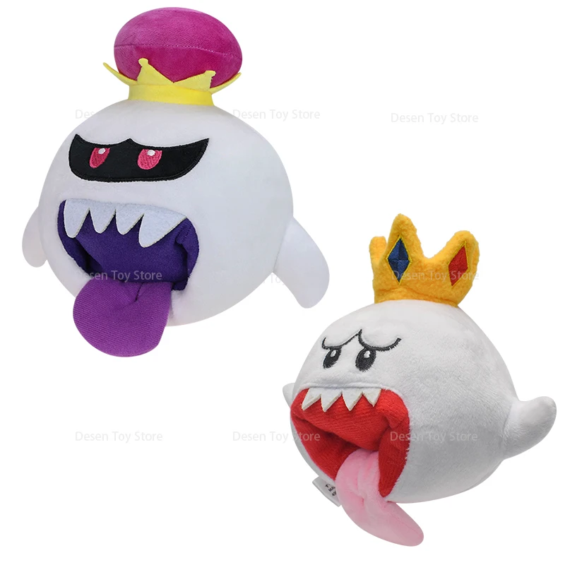 New Mario Bros Plush Toys King Boo Tongue Sticking Ghost Stuffed Toys Anime Doll Plushie for Kids Children Collection Toy Doll