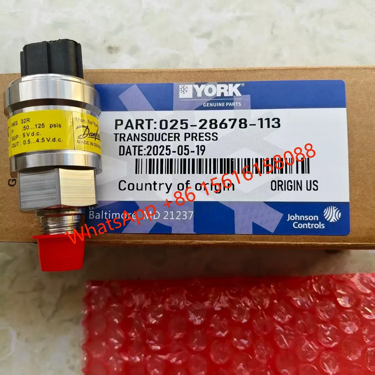 

York Pressure Sensor 025-28678-113 For Air Condition02528678113