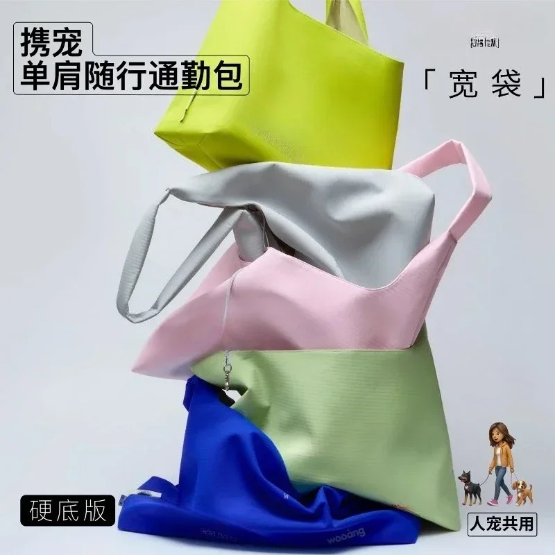 Waterproof messenger bag pet dog cat going out portable dog walking backpack