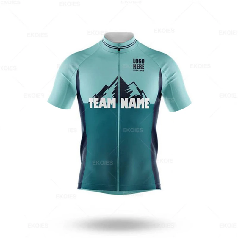 2022 Professional Custom Team Name Short Sleeve Unisex Summer Cycling Jerseys Ropa Ciclismo MTB Uniform Design Road Bike Jerseys