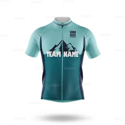 2022 Professional Custom Team Name Short Sleeve Unisex Summer Cycling Jerseys Ropa Ciclismo MTB Uniform Design Road Bike Jerseys