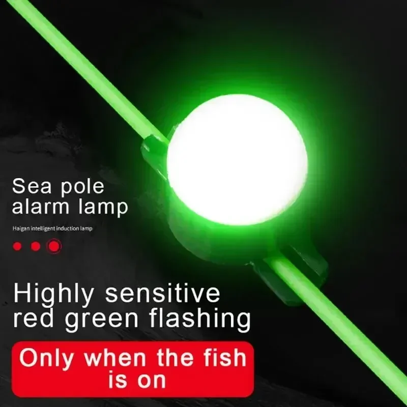 LED ليلة الصيد إنذار ضوء دغة الصيد الملحقات مصباح ليد الذكية تذكير لدغة إنذار ليلة مؤشر الصيد أداة