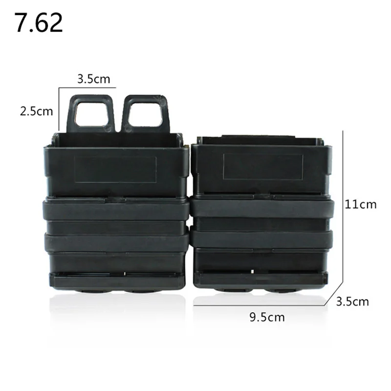 Tactical Fast Mag Release Magazine Pouch for 5.56 7.62 Glock M4 Magazine Accessory Case With Molle System Quick Pull Sleeve Box