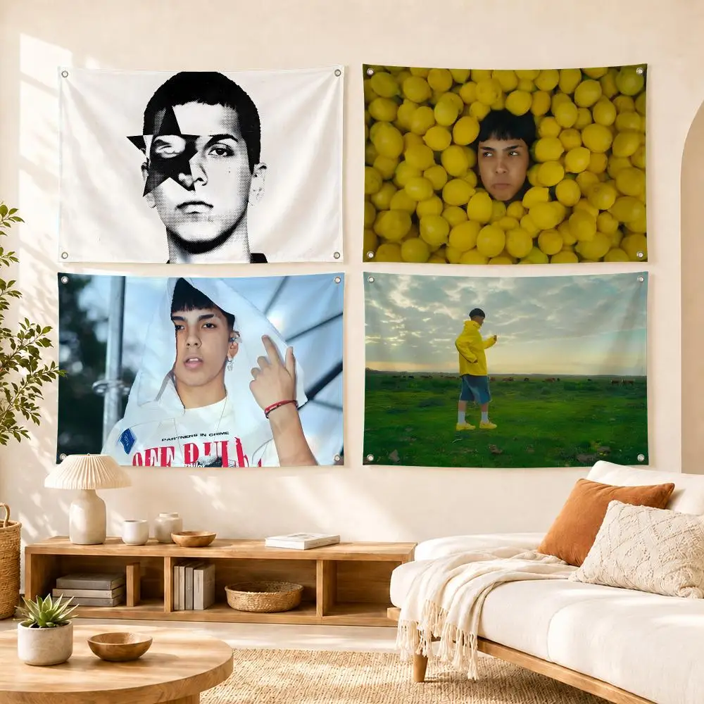 Milo J Rapper Funny Flags Flag Soft skin-friendly Durable Tapestry Outdoor party Home living room bedroom Decoration