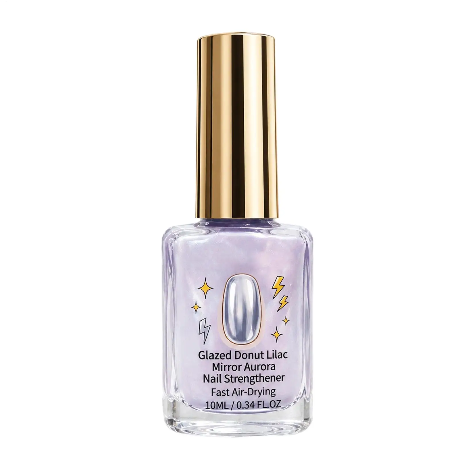 10 ml Nagelverstärker, 10 ml Maniküre-Reparatur- und Pflegegel, lila Nagellack, schnelltrocknender Nagelstärker, für DIY-Nageldesign. – Detail 5