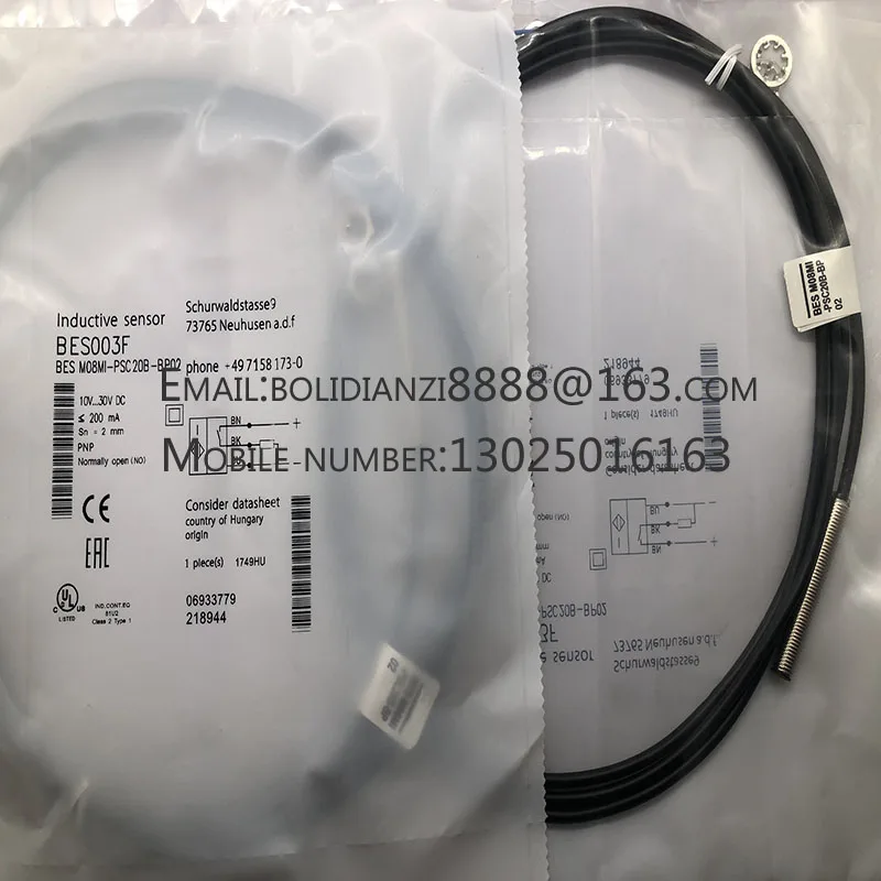 

The brand-new original sensor BES003H BES M08MI-PSC20B-BP03 in stock.