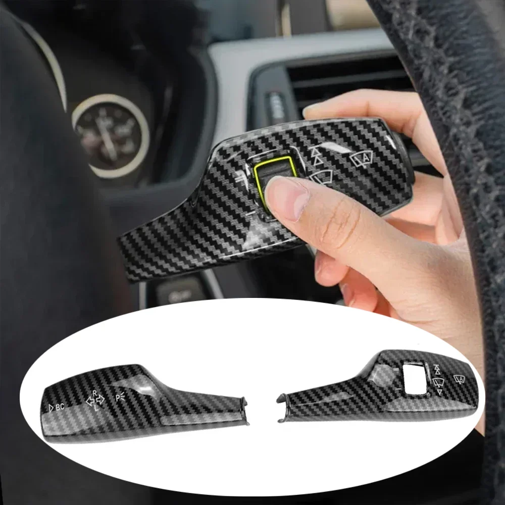 For BMW 1 3 5 6 7 Series GT F30 F35 Turn Signal Wiper & Headlight Switch Control Cover Steering Column Interior Accessories