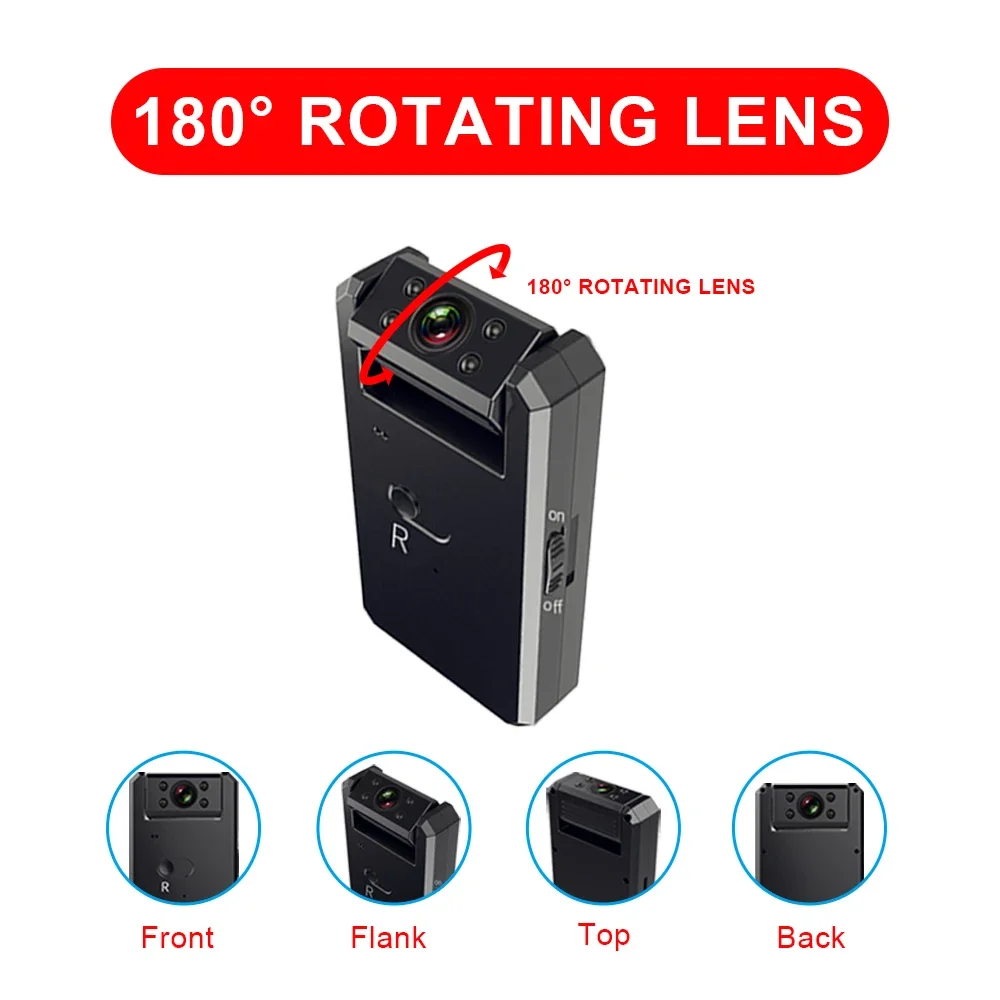 Mini telecamera HD WiFi Videocamera intelligente Hotspot HD Visione notturna a infrarossi Video Micro piccola cam Rilevazione movimento Batteria Cam