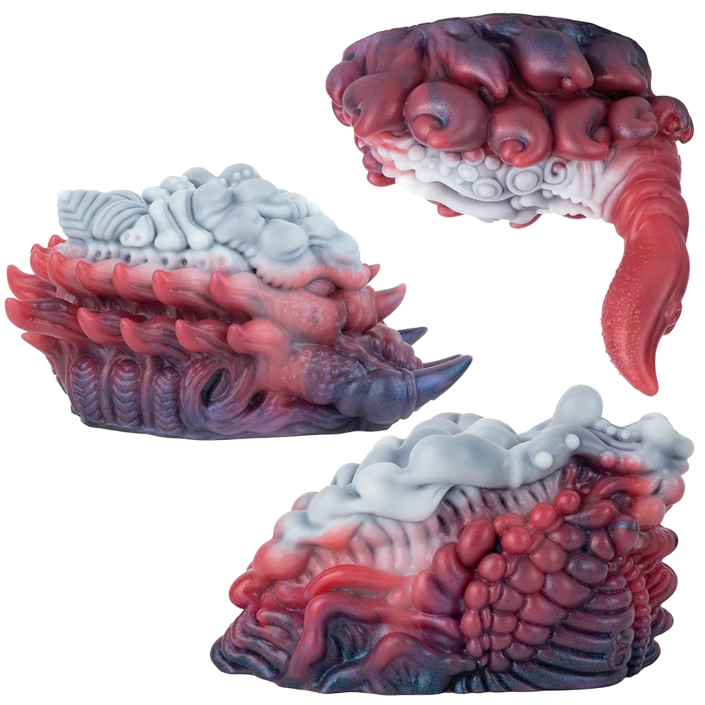 GEEBA Adjustable Alien Monster Stroker For Men18+ Open Ended Male Masturbator 3D Textured Adult Onahole Fantasy Adult Sex Toys