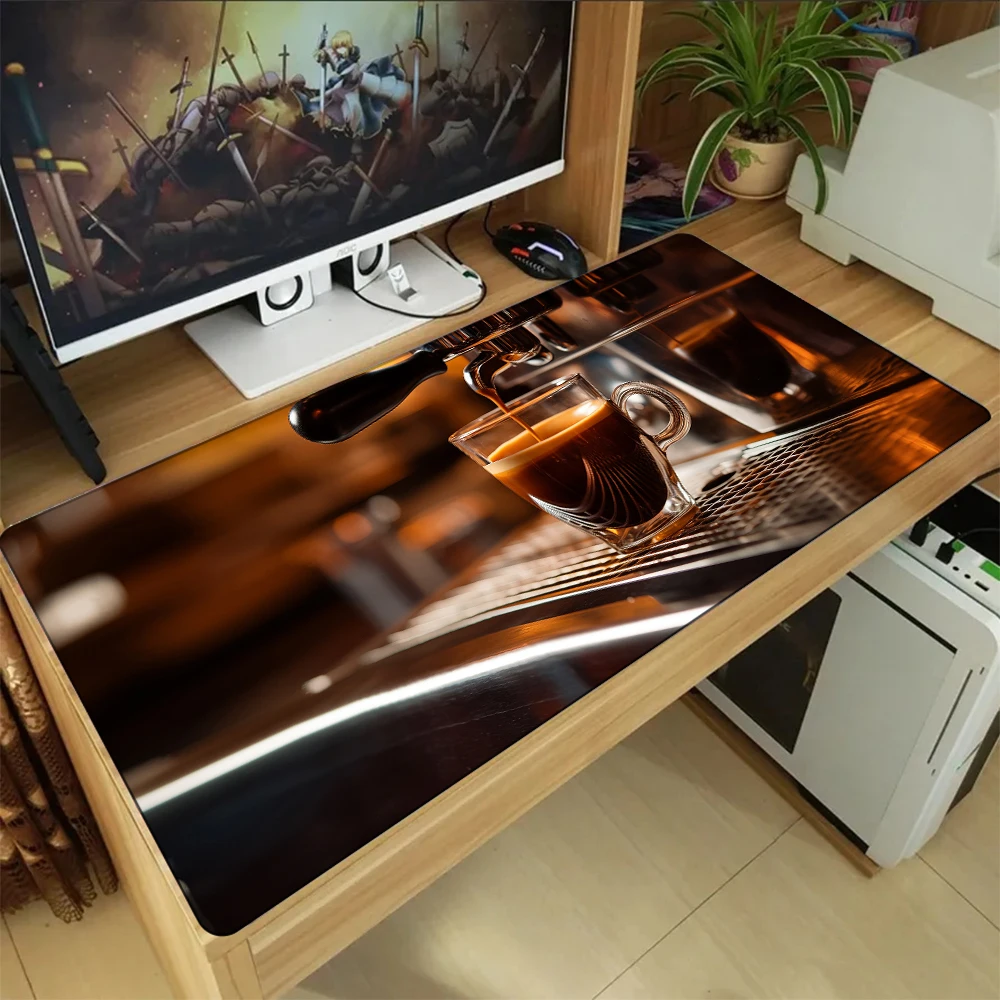 Коврик для мыши эспрессо, кофе, компьютерный коврик, игровые аксессуары, коврик для мыши Xxl, «сделай сам», компьютерный игровой коврик для мыши Xl, коврик для офисного стола
