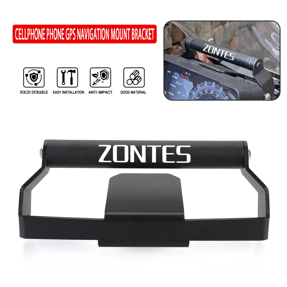 

For ZONTES zt368G ZT 368G ZT400G 2024-2026 Phone Stand Support navigation bracket mobile phone multifunctional extension pole