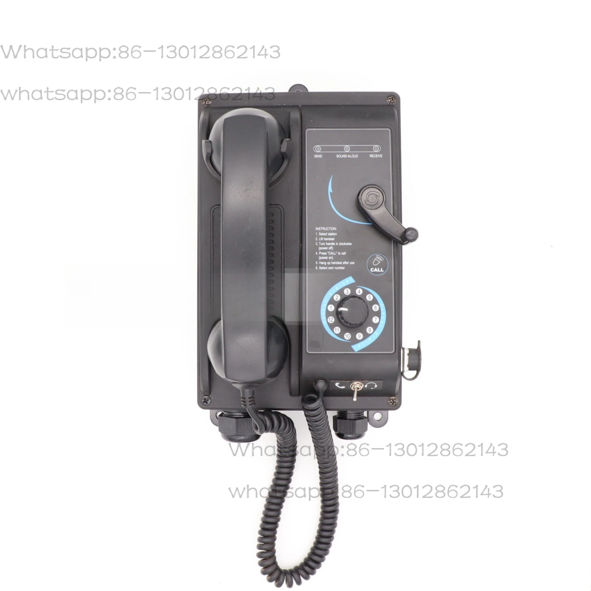 2026   1PCS   HSG-1T Sound Phone 6HSG-1T/12HSG-1T Wall Headset Direct Pass
