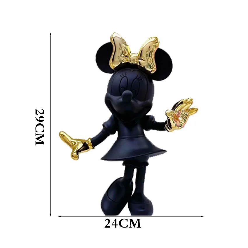 Disney Welkom Galvaniserende Mickey Minnie Pop Creatieve Luxe Cartoon Decoraties Trend Ornamenten Speelgoed Vakantie Kerstcadeau