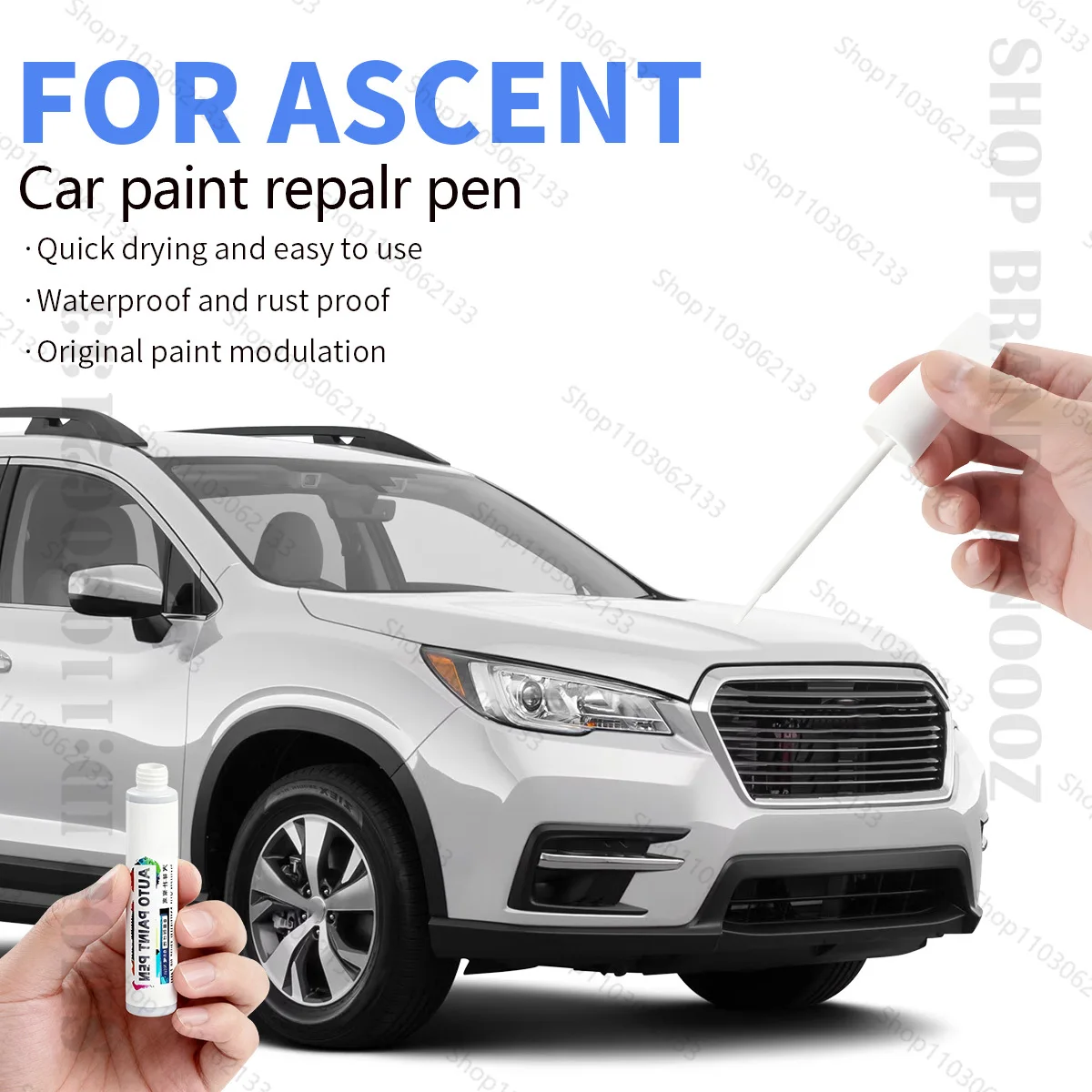 For 2018-2025 Subaru Ascent Car Paint Repair Pen Accessories Blue SAL Green ATG Bronze UCD White WHC  Red CRD Black D4S Gray P8Y