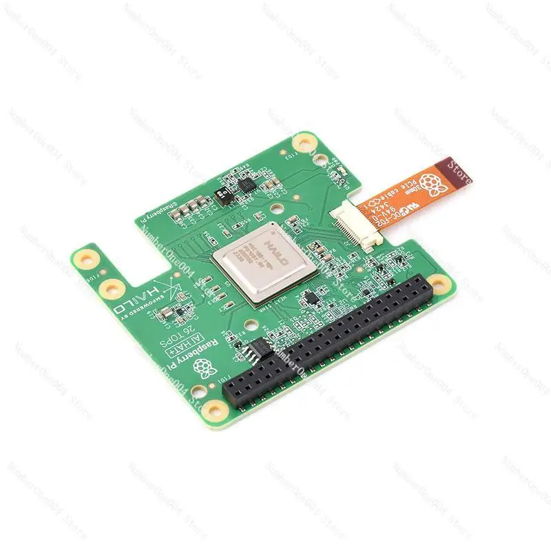 AI HAT + Artificial Intelligence Development Expansion Board Hailo AI 13/26TOPS High Computing Power
