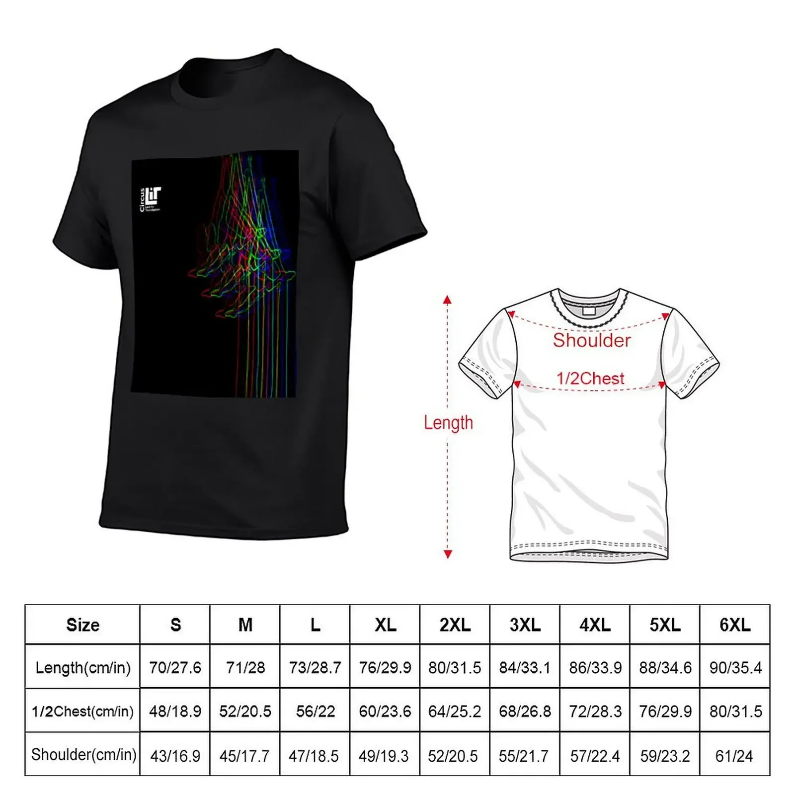 Dark Aerial Silk RGB Shift T-Shirt graphic shirts sweat mens t shirt graphic