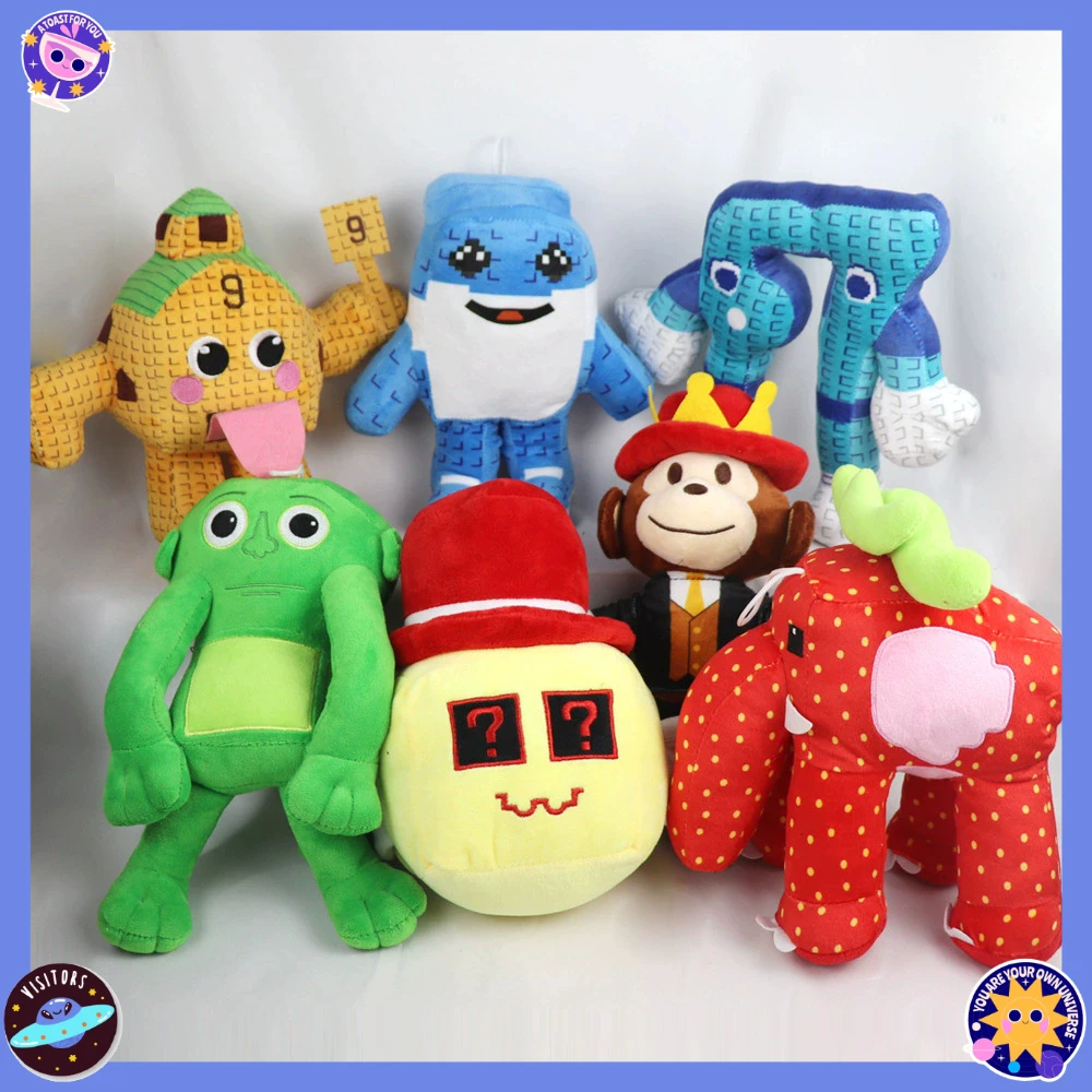 HOT! Steal A Brainrot Esok Sekolah Plush Hot Game Peripheral Plushie Cute Cartoon No. 9 House Stuffed Doll Toy Gamer Fans Gift
