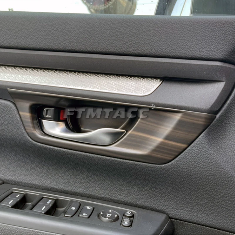 ABS Peach Wood-Style Interior Trim Accessories for Honda CR-V 2023–2024 description 8