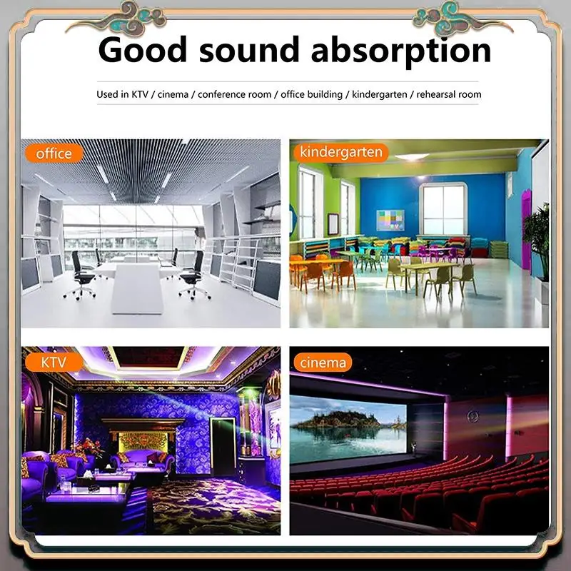 

Durable 24 Pcs Acoustic Foam Panels Fireproof Soundproofing Treatment Wall Panel,Noise Cancelling Foam For Recording,Offices,Etc