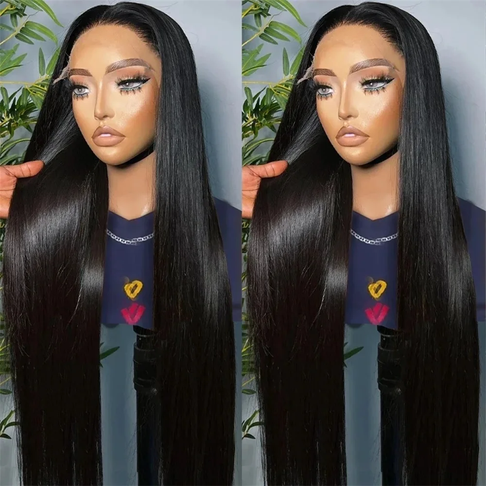 

Brazilian 30 36 38 Inch Straight Wig 13x4 13x6 Transparent Lace Frontal Human Hair Wig 4X6 5x5 Glueless Closure Wigs For Women