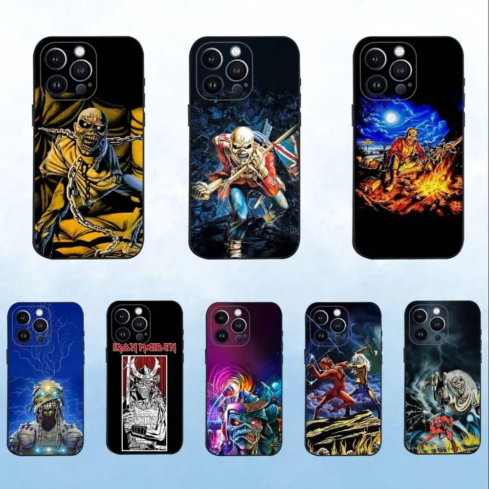

R-Run-To-The-H-Hills-Iron-M-MaidenES Case iPhone 17,16,15,14,13,12,11 ,Pro Max,XS,X,XR,SE,Mini,8,7,Soft Silicone Black Cover