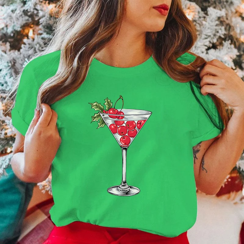 

New Fashion Christmas T Shirt Unisex Fashion Casual Short Sleeve Shirt Tee Christmas Loose Harajuku T Shirts