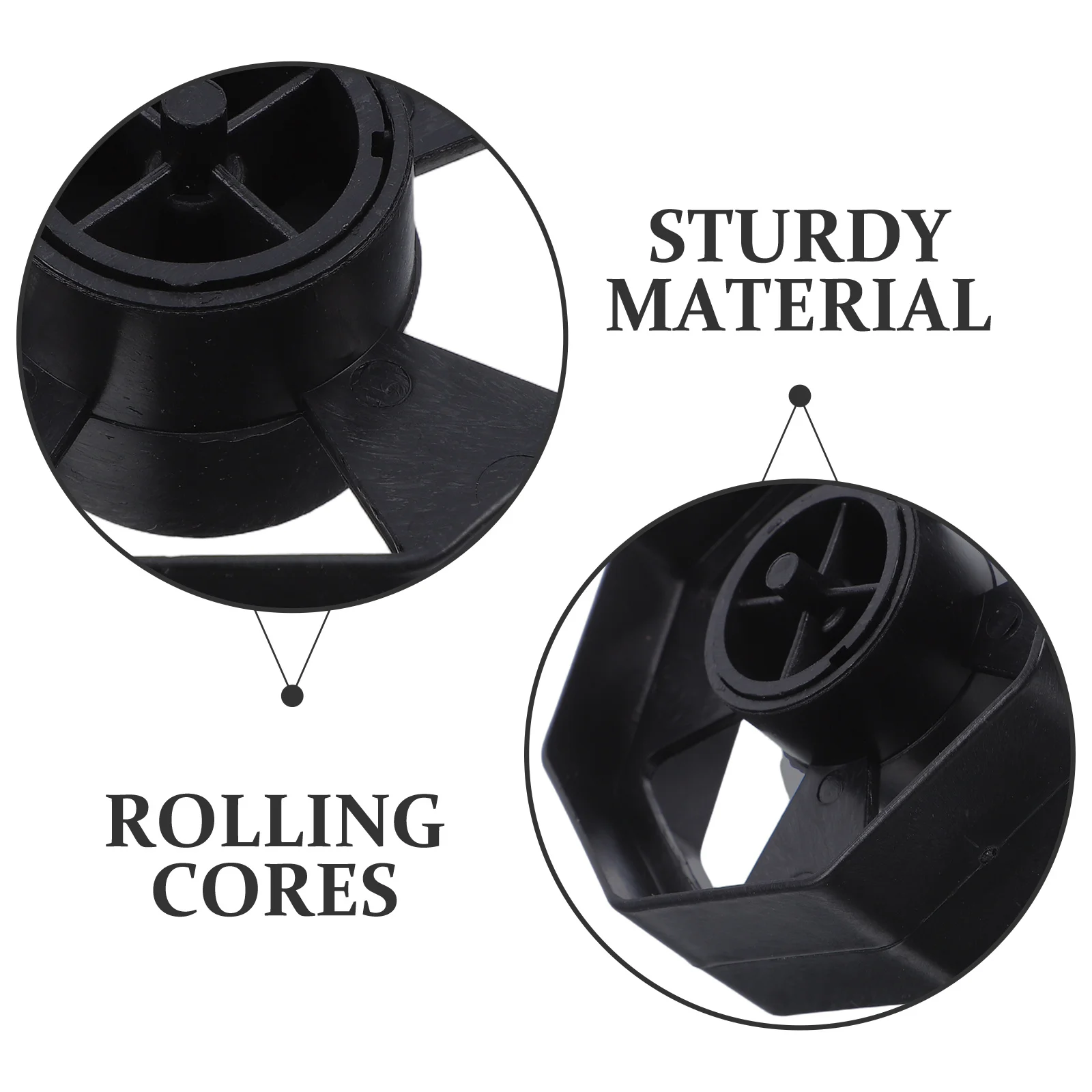 3 مجموعات من حامل الشريط المكتبي، جزء بديل للعجلة الدوارة، موزع سلس، خفيف الوزن للاستخدام المنزلي والمكتب
