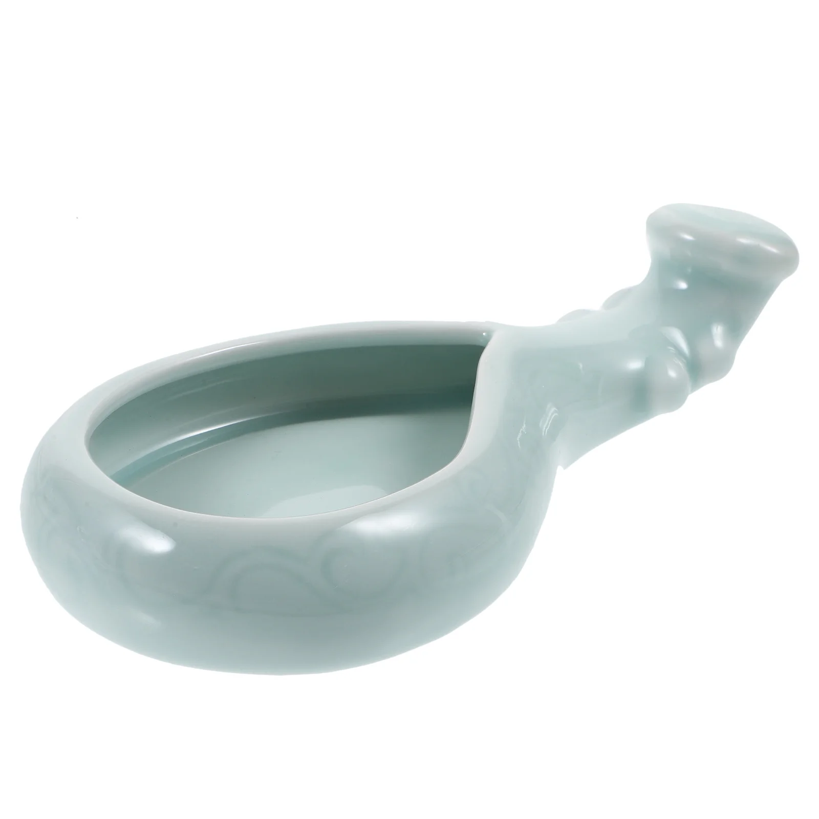 طبق حبر من السيراميك، مستلزمات الخط المحمولة الرائعة وخفيفة الوزن للرسم والكتابة في غرفة الدراسة المزخرفة لسطح المكتب