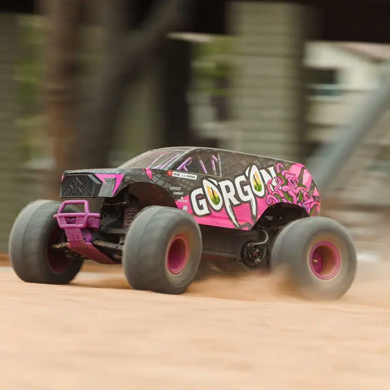 2025 Arrma 1/10 Gorgon Magic Snake Mega 550 RC Auto Simulation Fernbedienung Elektrisch gebürstetes Off-Road-Kletterfahrzeugmodell