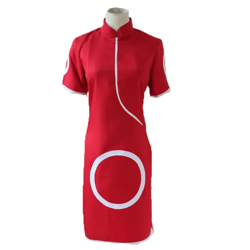 Anime Haruno Sakura Cosplay Haruno Sakura 1st Generation Cheongsam Dress Costume 2nd Generation Clothing Set Haruno Saku Costume