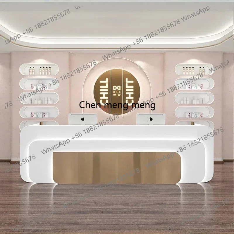 

Reception For Church Pulpitos Cash Register Desk Counter Ecture Table Table Office Desk Reception Luxury 160cm Furniture