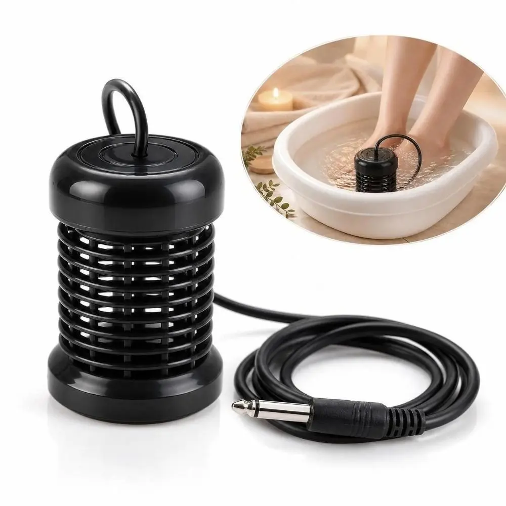 Black Ionic Head Ionic Technology Easy Install Hydrogen Foot Bath Replacement Portable Foot Spa Replacement Head