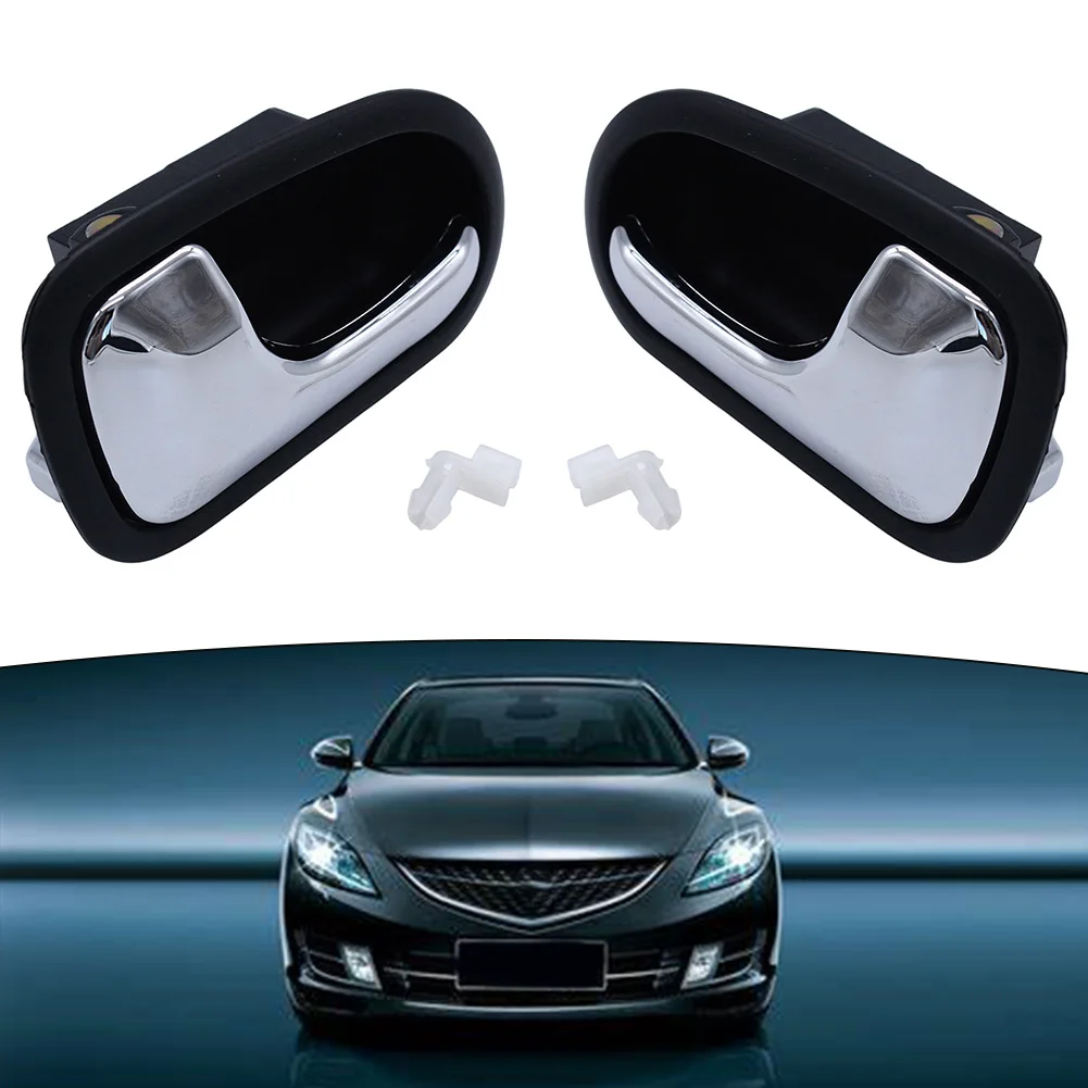 

1 шт. автомобильная внутренняя левая и правая дверная ручка подходит для Mazda 323 для Protege 1998-2003 аксессуары для интерьера