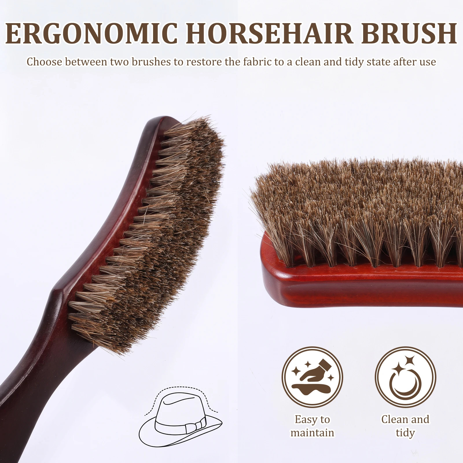 5Pcs Felt Cowboy Hat Cleaning Brush Set Dry Cleaning Sponge with Storage Bag Clothing Care Tools for Fedoras Baseball Caps Suits