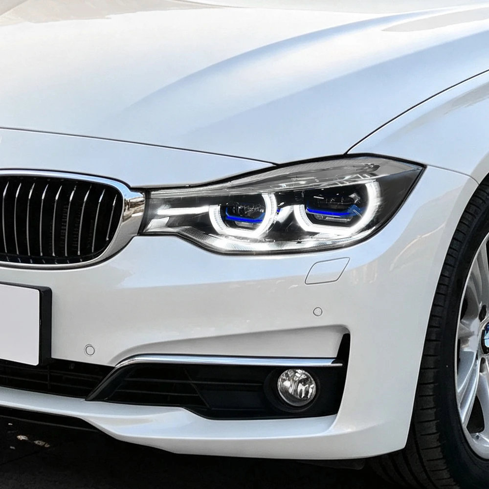 LED Headlight Assembly For BMW 3 Series GT F34 2013‑2020 Upgrade Dual Color DRL Turn Signal Dynamic Startup Animation