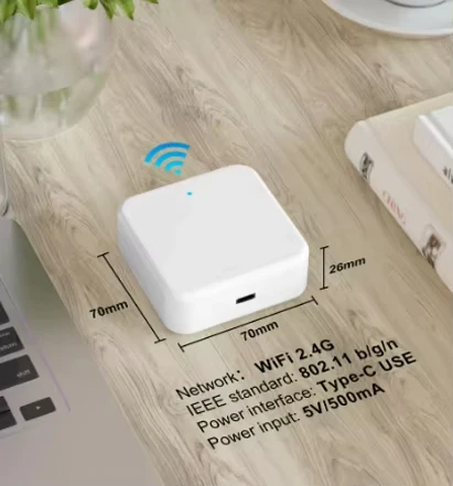 

TTLOCK G2 WiFi-шлюз для умного дверного замка, преобразователь разблокировки с дистанционным управлением Bluetooth