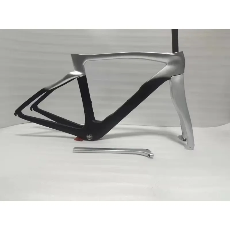 Carbon Road Bike Frameset Full Carbon Fiber T1000 Rim/Disc Brake 960g with handlebar