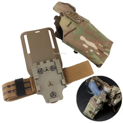 Hunting Gun Holster Quick Release Tactical Combat Right Hand Holsters Pistols Carry for G17 Gen4 G19 with X300 X300U Light