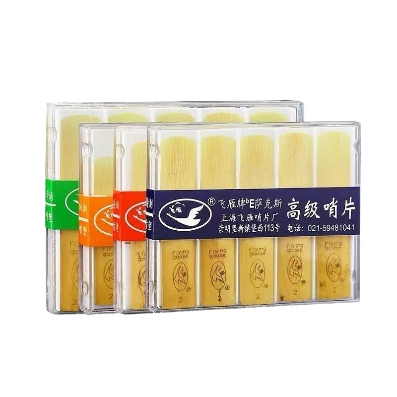

Saxophone Reeds, Alto, Soprano, Tenor, Clarinet, Size 2.5, E♭/B♭ (10 Pieces), Musical Instrument Accessories