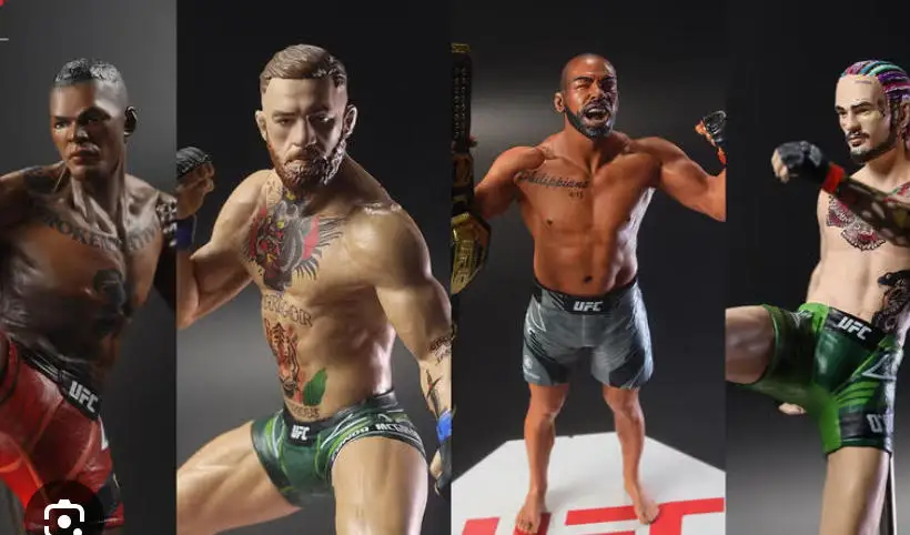 本物の UFC ポーズイスラエル ADESANYA ジョンジョーンズショーン